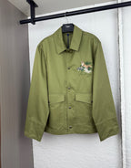Chaqueta Burberry Animal bordado con bolsillo CALIDAD ORIGINAL