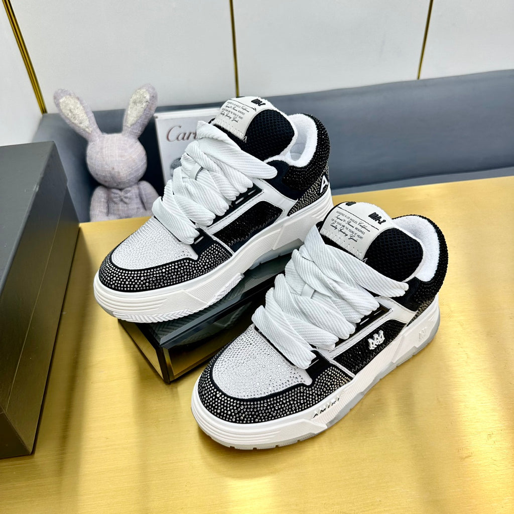 Amiri MA-1 – Negro Blanco Brillante