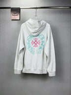Sudadera Chrome Hearts 2026 nuevo bordado herradura logo Washed y desgastado para pareja con capucha CALIDAD ORIGINAL