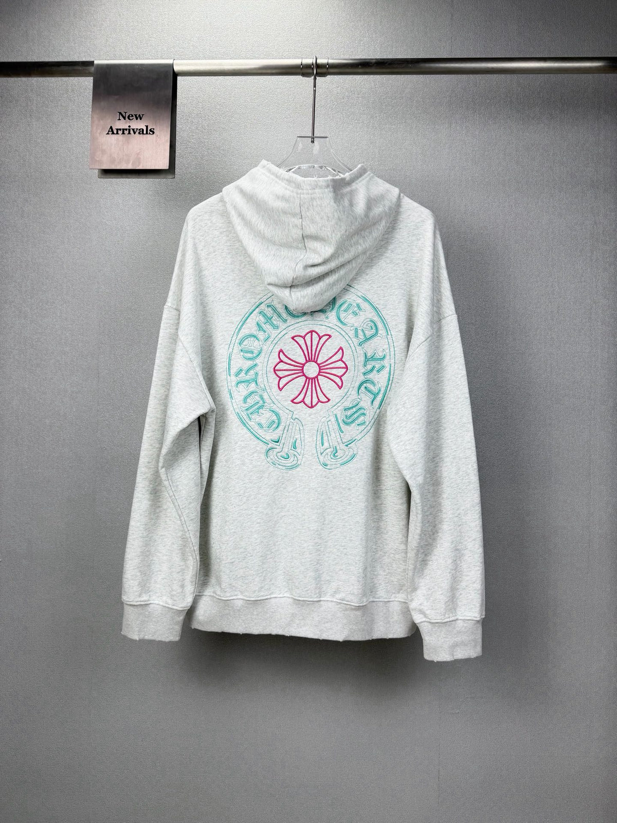Sudadera Chrome Hearts 2026 nuevo bordado herradura logo Washed y desgastado para pareja con capucha CALIDAD ORIGINAL