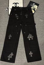Pantalón Chrome Hearts cruz con estampado de jeans/ pantalón CALIDAD ORIGINAL