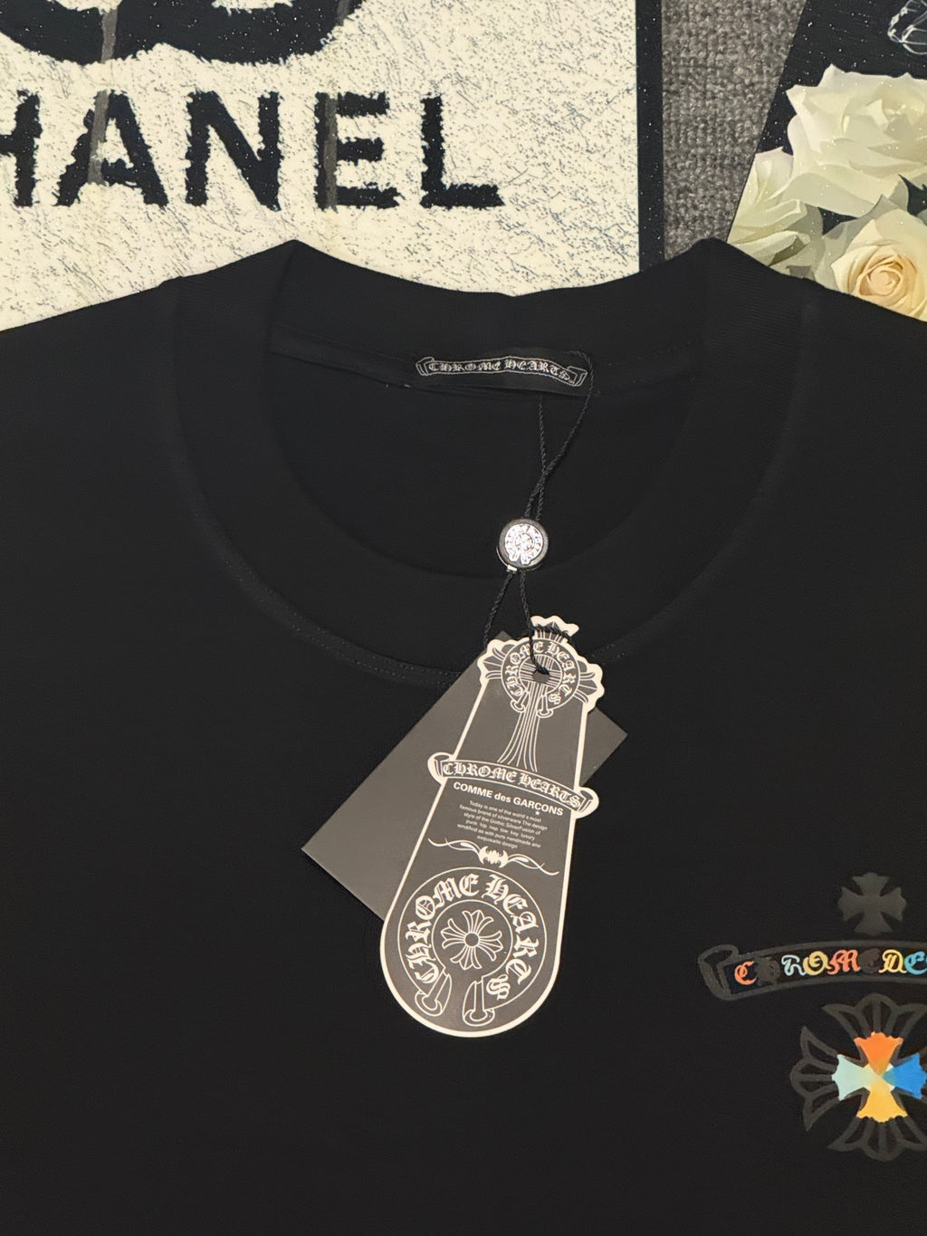 Polera Chrome Hearts Letras Sánscritas #YH026 CALIDAD ORIGINAL