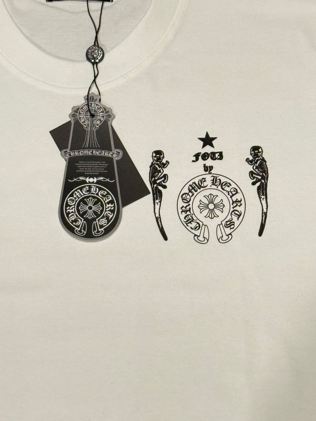 Polera Chrome Hearts Letras Sánscritas #YH025 - Estilo B CALIDAD ORIGINAL