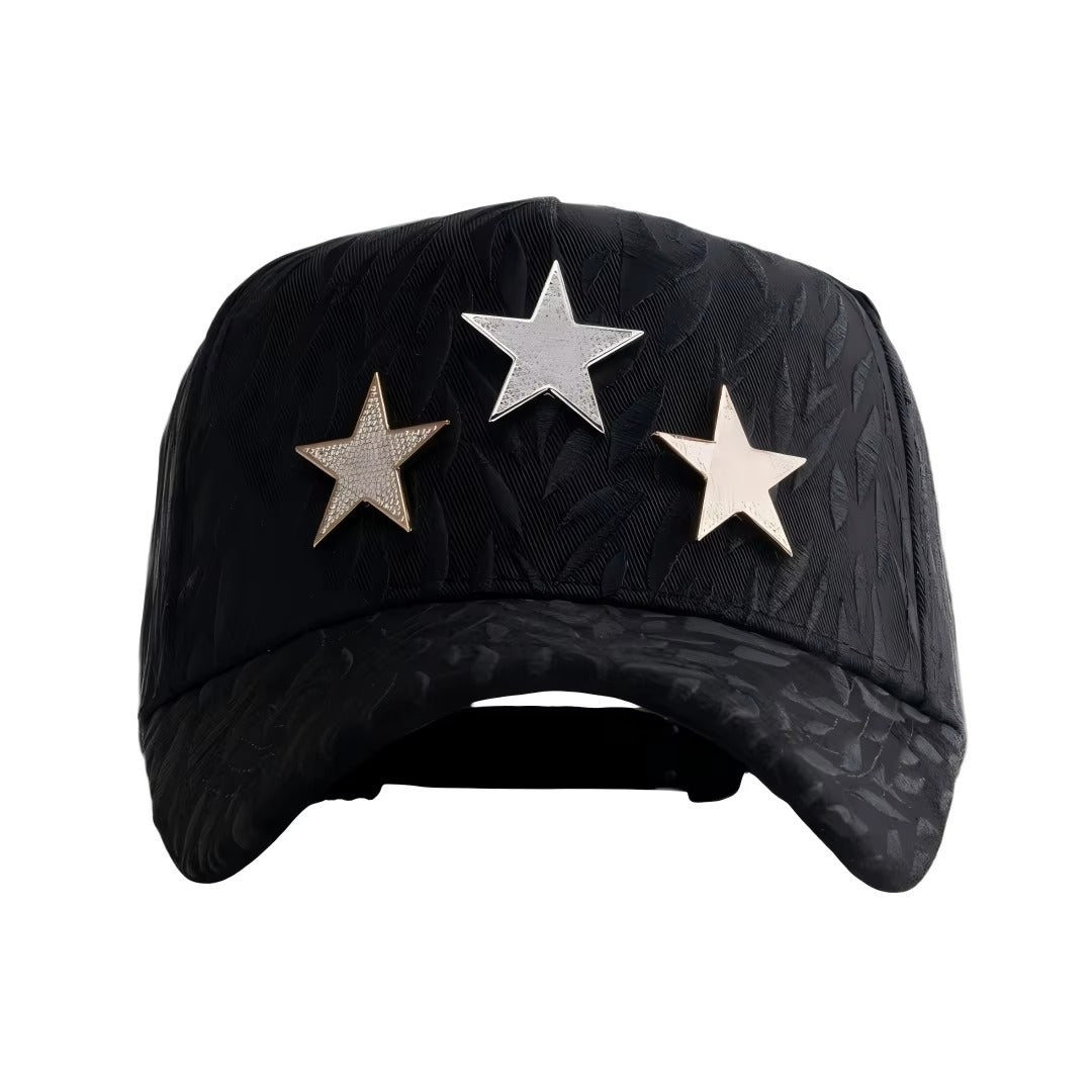 Gorra Dos estrellas blancas cruzadas