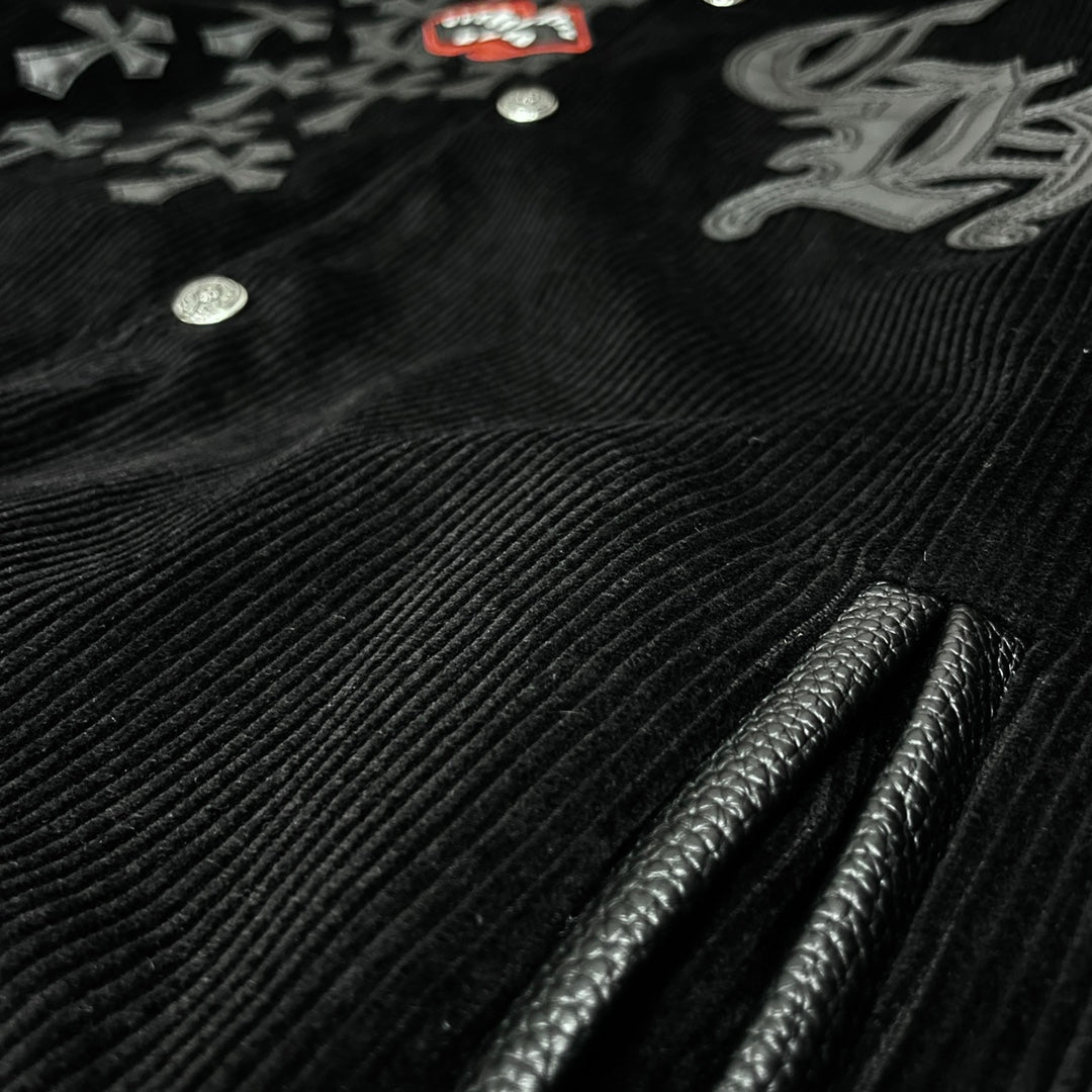 Chaqueta Chrome Hearts CH️ 2024 primavera/verano de pasarela estilo béisbol chaqueta - Estilo C CALIDAD ORIGINAL