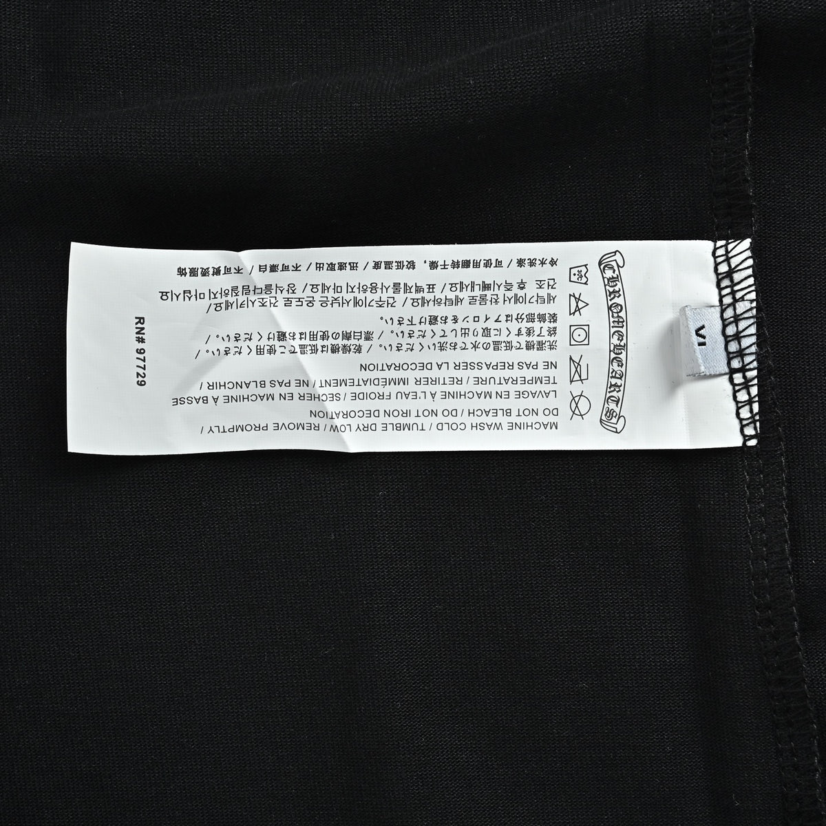 Polera Chrome Hearts Manga Larga Sánscrito - Estilo A CALIDAD ORIGINAL