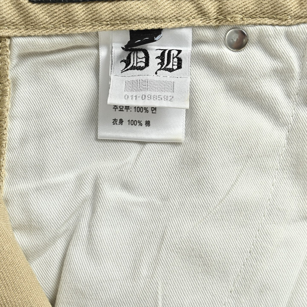 Pantalón Chrome Hearts cuero cruz con estampado de cargo jeans - Estilo C CALIDAD ORIGINAL