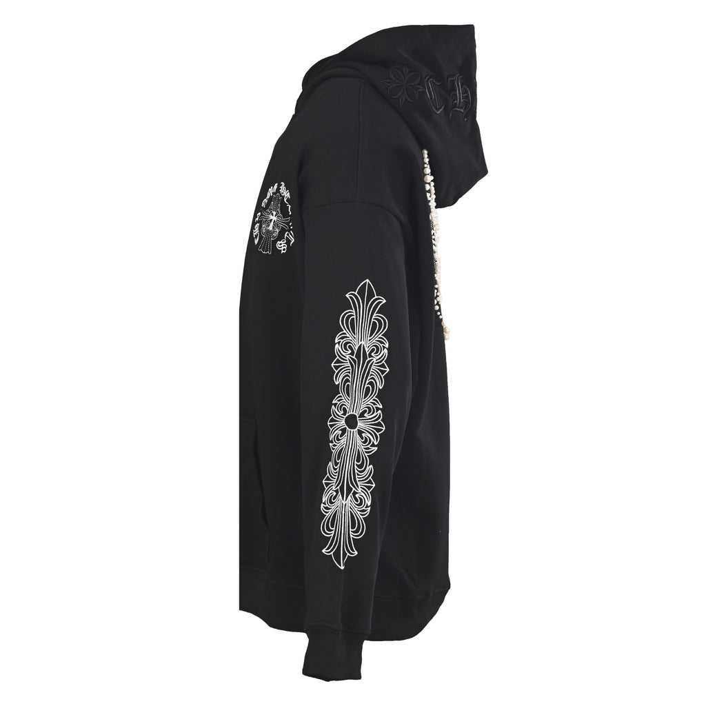 Sudadera Chrome Hearts perla cruz bordado sudadera con capucha - Estilo B CALIDAD ORIGINAL