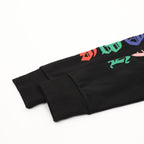 Sudadera Chrome Hearts 25FW colorido sánscrito con capucha CALIDAD ORIGINAL