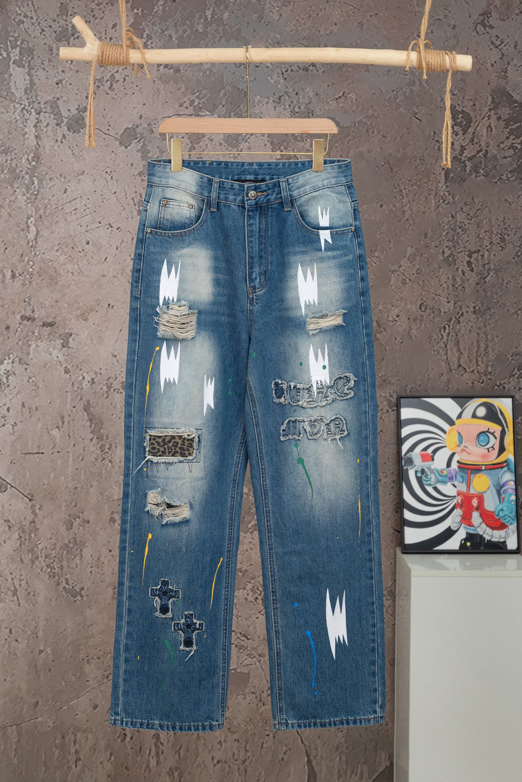 Pantalón Chrome Hearts #498334 CALIDAD ORIGINAL