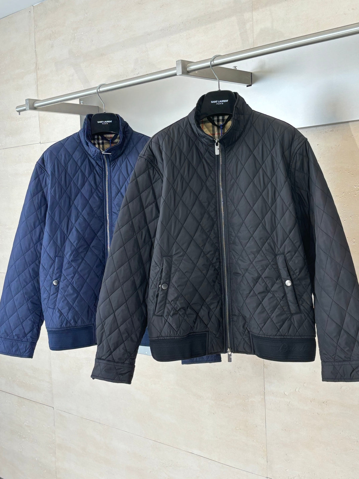 Chaqueta Burberry acolchado stand-up collar nylon chaqueta CALIDAD ORIGINAL