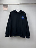 Sudadera Chrome Hearts 2026 nuevo degradé Toothbrush bordado herradura logo Washed y desgastado para pareja con capucha - Estilo B CALIDAD ORIGINAL