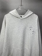 Sudadera Chrome Hearts 2026 nuevo bordado cruz logo Washed y desgastado para pareja con capucha - Estilo C CALIDAD ORIGINAL