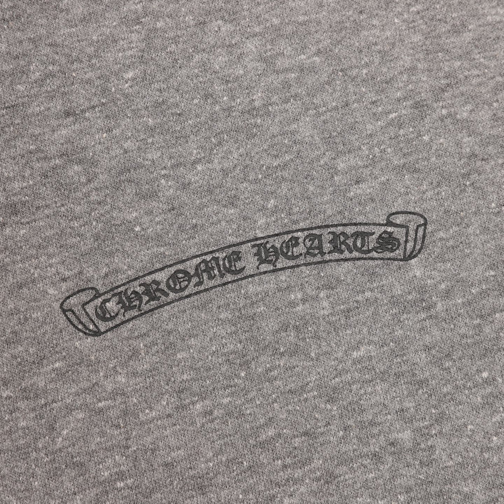 Chaqueta Chrome Hearts negro cruz estampado con capucha chaqueta - gris CALIDAD ORIGINAL
