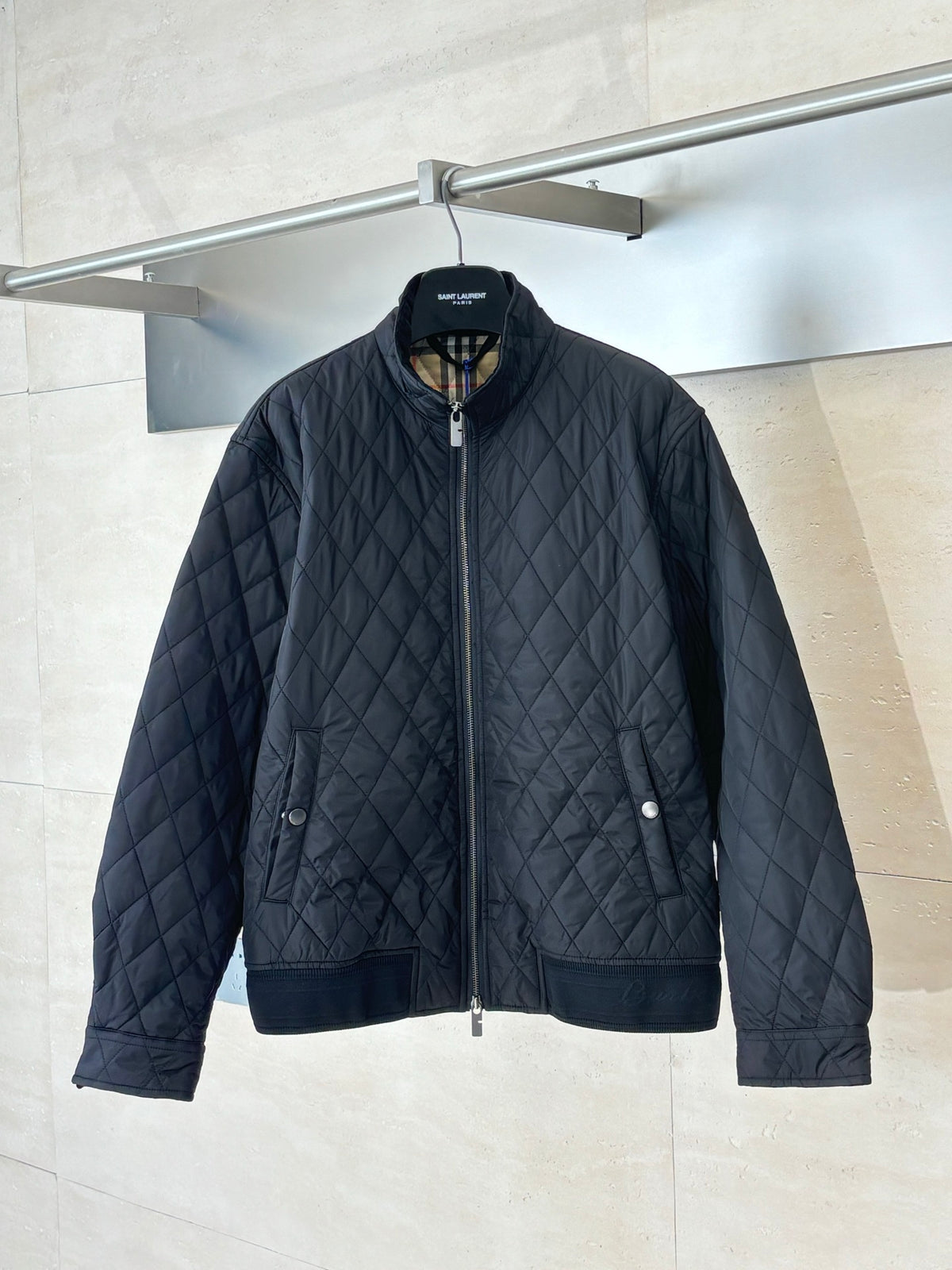 Chaqueta Burberry acolchado stand-up collar nylon chaqueta CALIDAD ORIGINAL