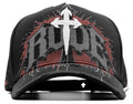 Gorra Rude gótico con daga blanca