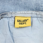 Pantalón Chrome Hearts x GALLERY DPET colaboración patchwork de cuero y pelo de caballo acampanado estilo urbano CALIDAD ORIGINAL