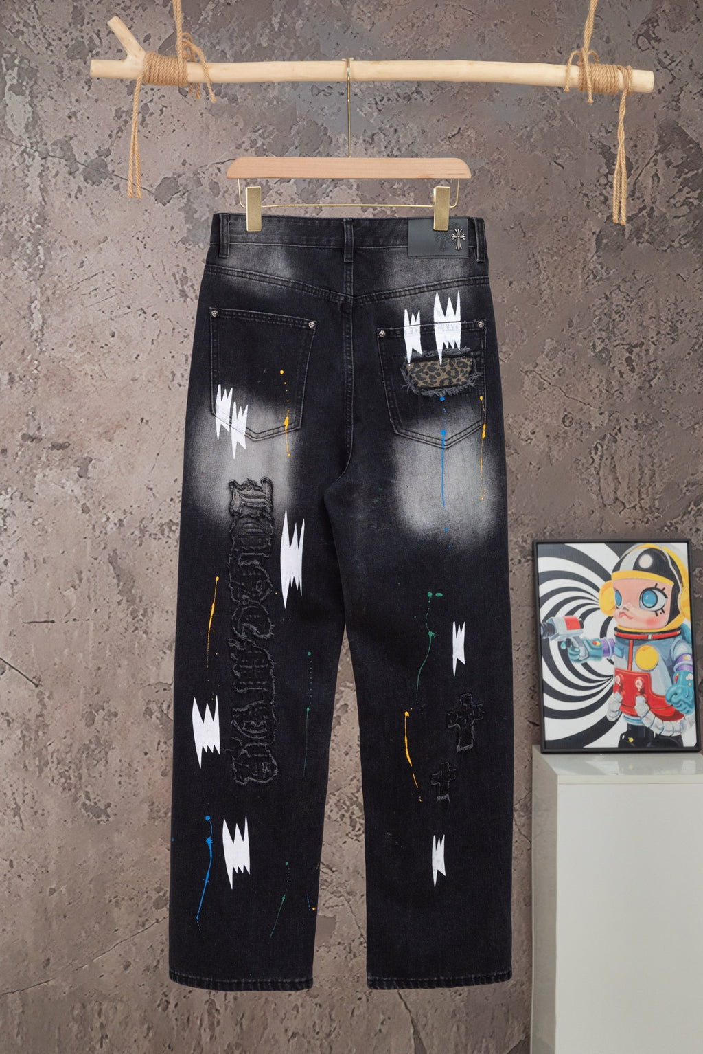 Pantalón Chrome Hearts #498335 CALIDAD ORIGINAL