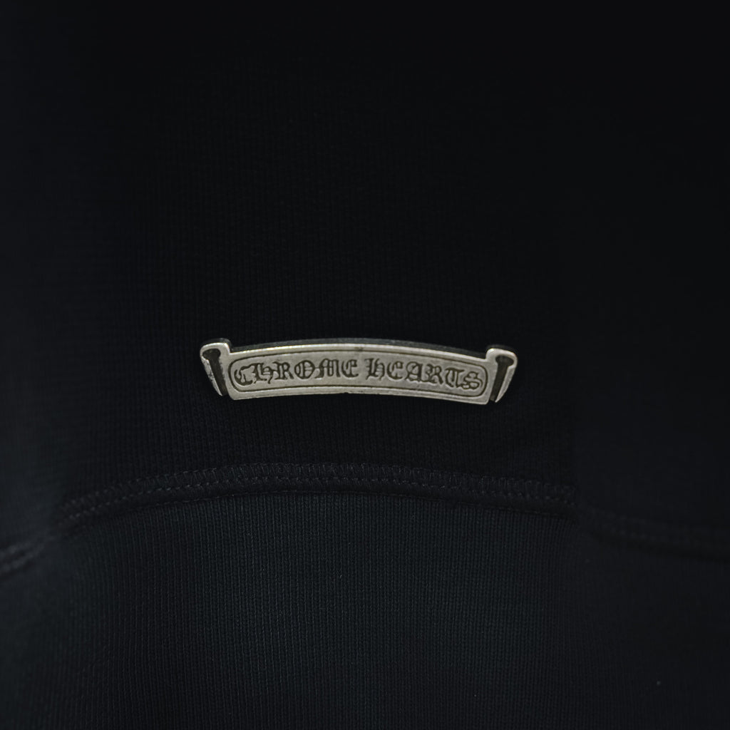 Sudadera Chrome Hearts cruz media cremallera patchwork cuello alto CALIDAD ORIGINAL
