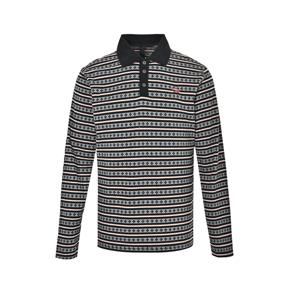 Polo Chrome Hearts Rayas Manga Larga - Estilo A CALIDAD ORIGINAL