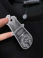 Sudadera Chrome Hearts 2026 otoño/invierno hombre logo tipográfico pullover Space Cotton sudadera - Classic OS - Estilo C CALIDAD ORIGINAL