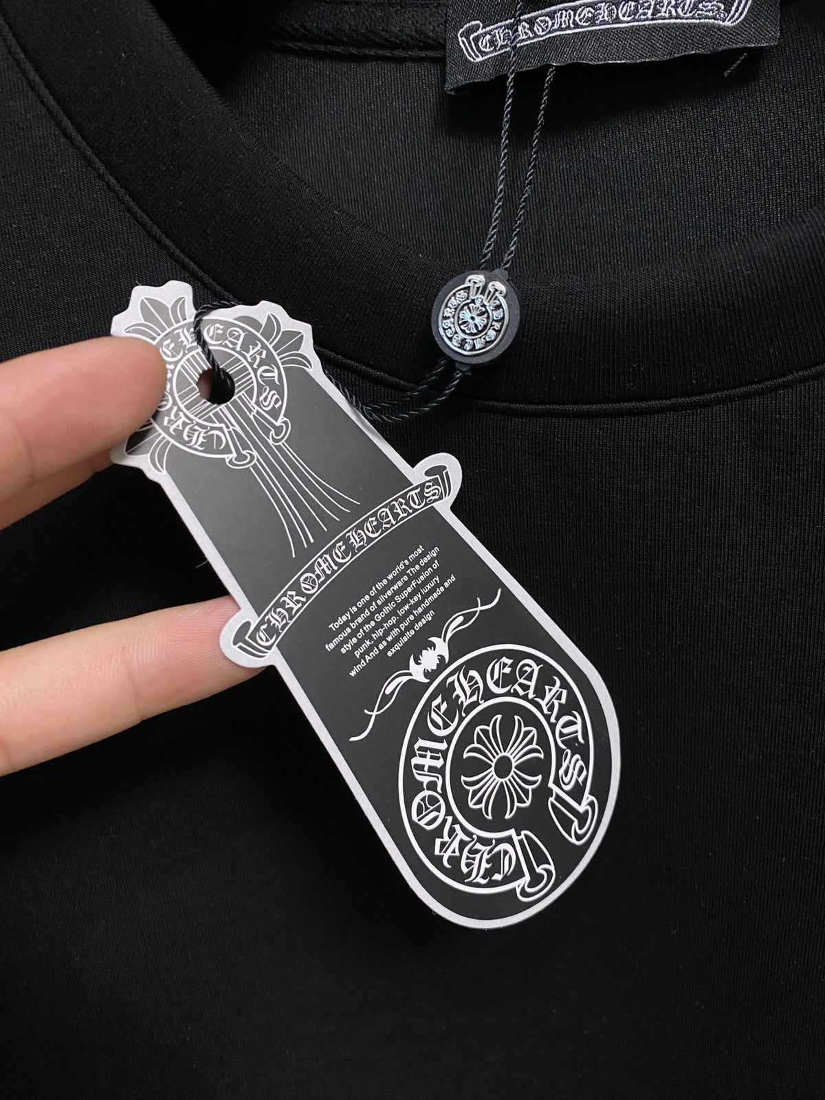 Sudadera Chrome Hearts 2026 otoño/invierno hombre logo tipográfico pullover Space Cotton sudadera - Classic OS - Estilo C CALIDAD ORIGINAL