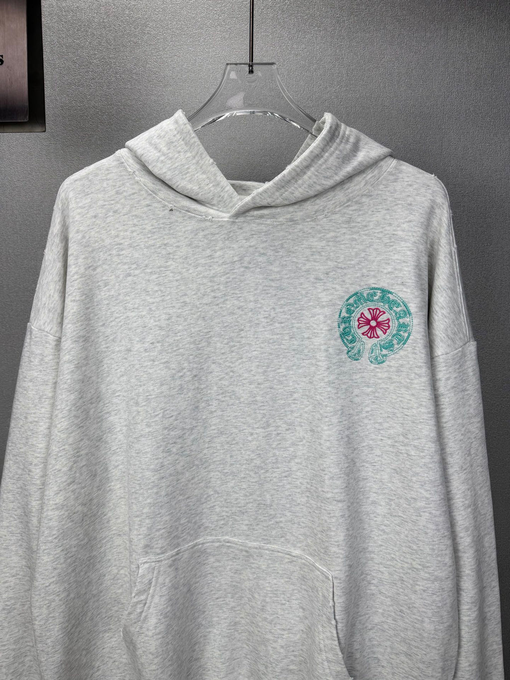 Sudadera Chrome Hearts 2026 nuevo bordado herradura logo Washed y desgastado para pareja con capucha CALIDAD ORIGINAL