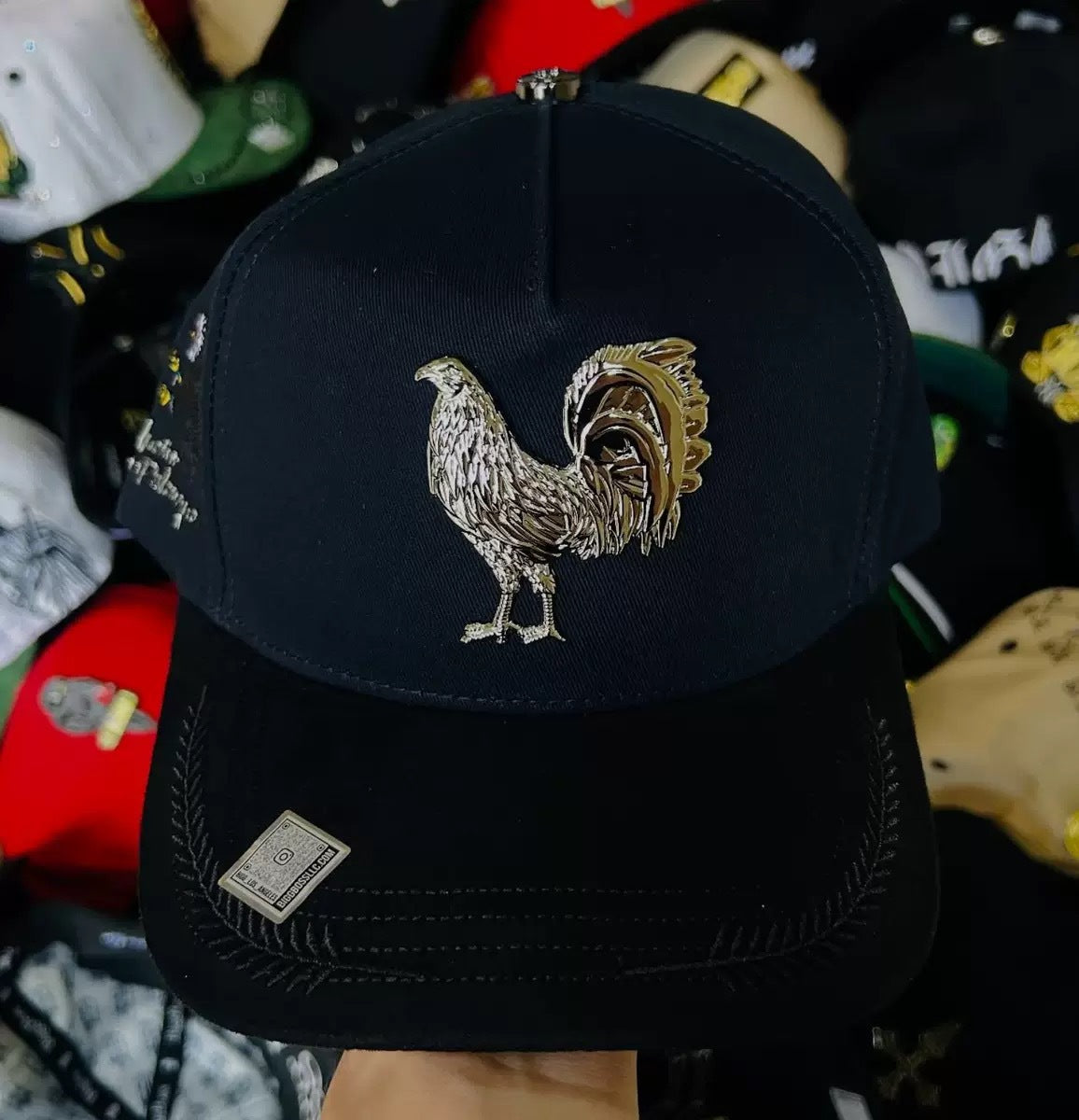 Gorra Gallo/ave dorado