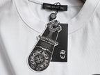 Prenda Chrome Hearts cruz y herradura estampado de logo cuello redondo manga larga CALIDAD ORIGINAL