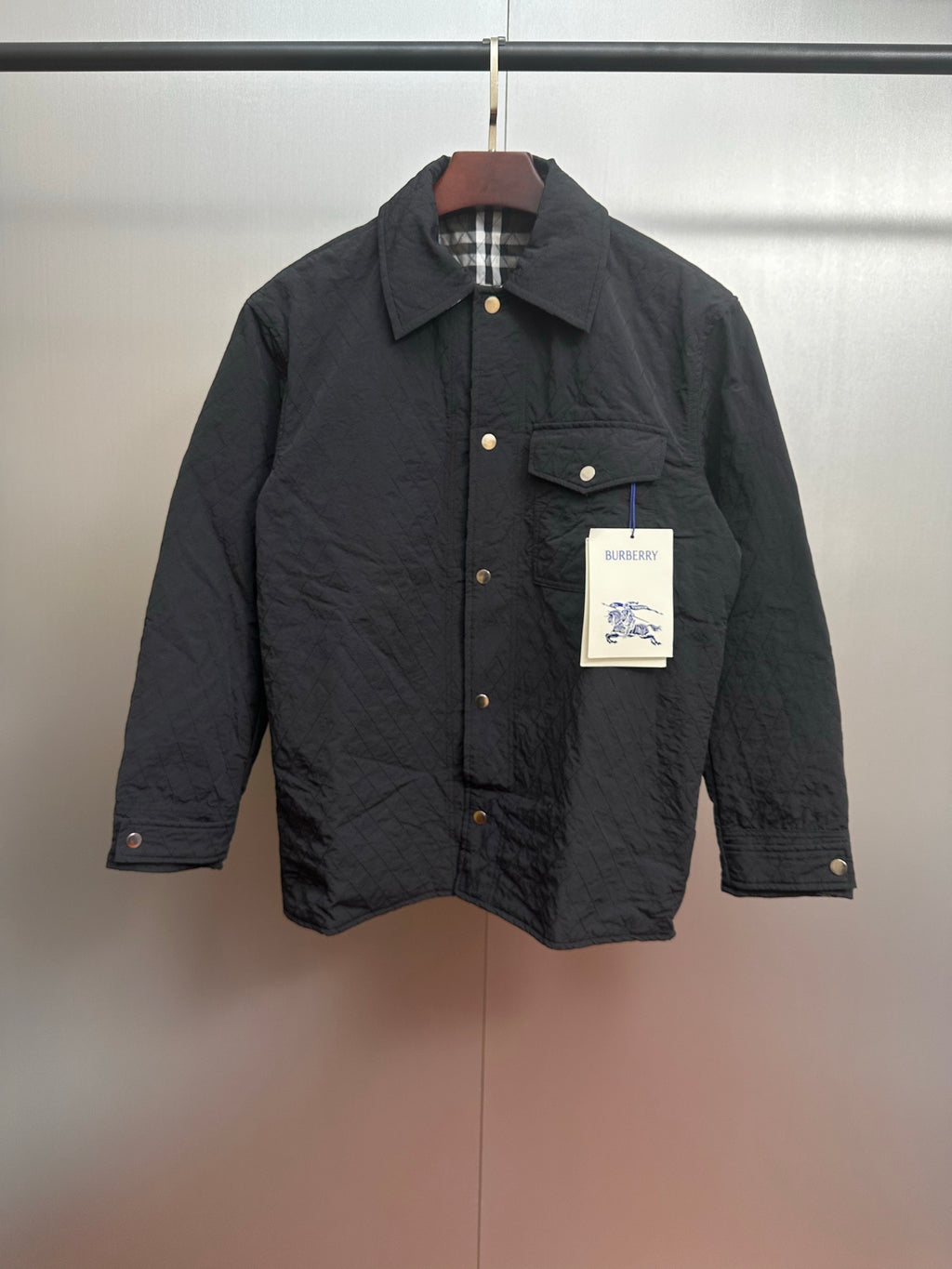 Chaqueta Burberry 25SS otoño/invierno de hombre reversible Cotton chaqueta CALIDAD ORIGINAL