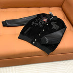 Chaqueta Chrome Hearts CH️ 2024 primavera/verano de pasarela estilo béisbol chaqueta - Estilo C CALIDAD ORIGINAL