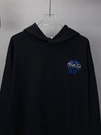 Sudadera Chrome Hearts 2026 nuevo degradé Toothbrush bordado herradura logo Washed y desgastado para pareja con capucha - Estilo B CALIDAD ORIGINAL