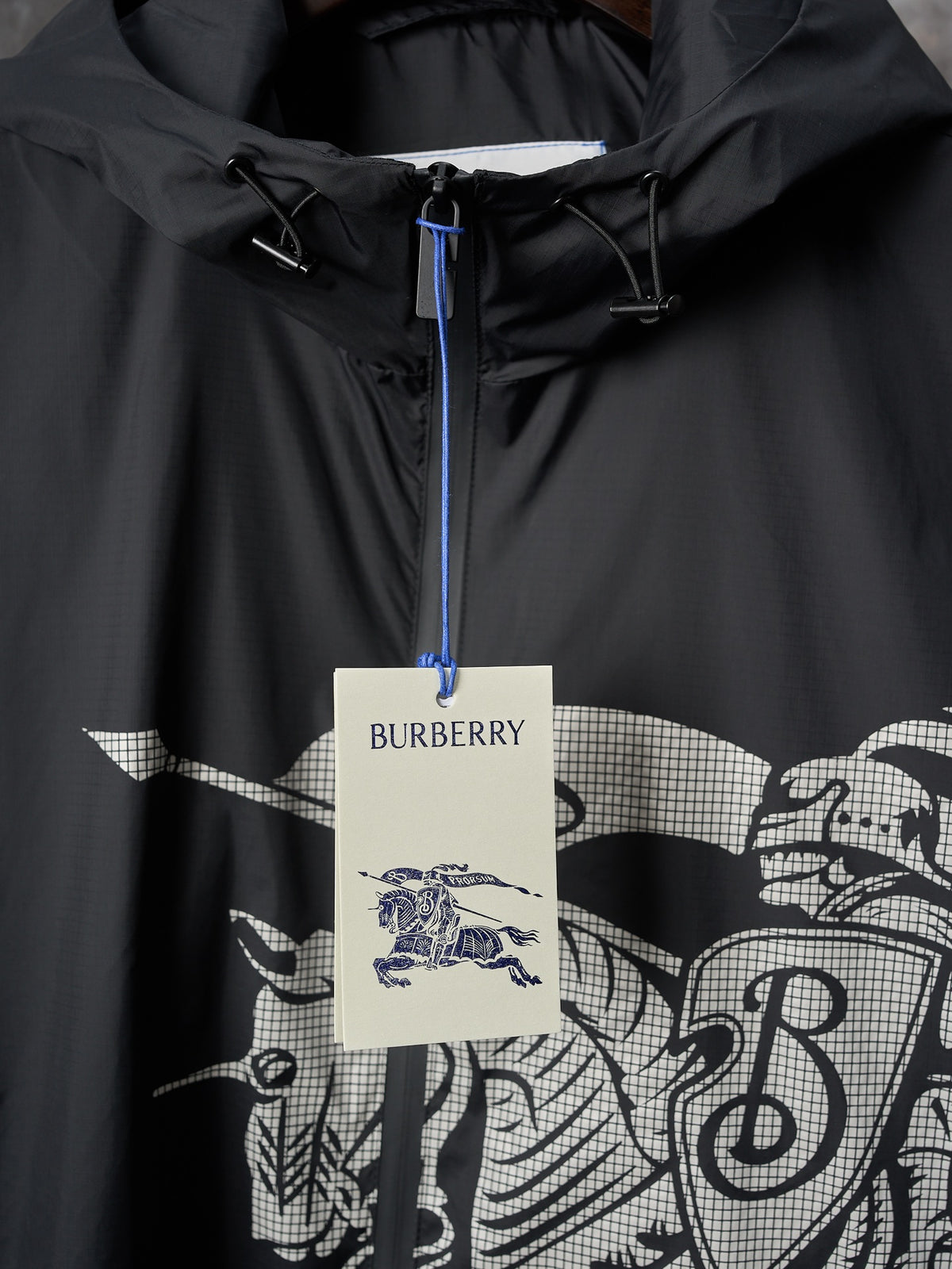 Chaqueta Burberry ecuestre con logo de caballo en nylon CALIDAD ORIGINAL