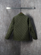 Chaqueta Burberry acolchada Nylon Barn a cuadros con cuello de pana CALIDAD ORIGINAL