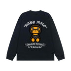 Polera Manga Larga Chrome Hearts 003005 Bape Milo Monkey colaboración estampado cuello redondo manga larga CALIDAD ORIGINAL