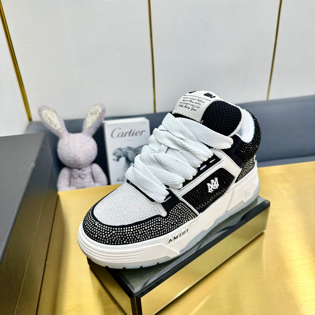 Amiri MA-1 – Negro Blanco Brillante