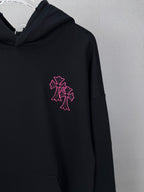 Sudadera Chrome Hearts 2026 nuevo bordado cruz logo Washed y desgastado para pareja con capucha - Estilo B CALIDAD ORIGINAL