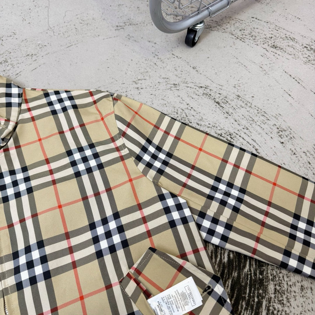Chaqueta Burberry a cuadros stand-up collar chaqueta CALIDAD ORIGINAL