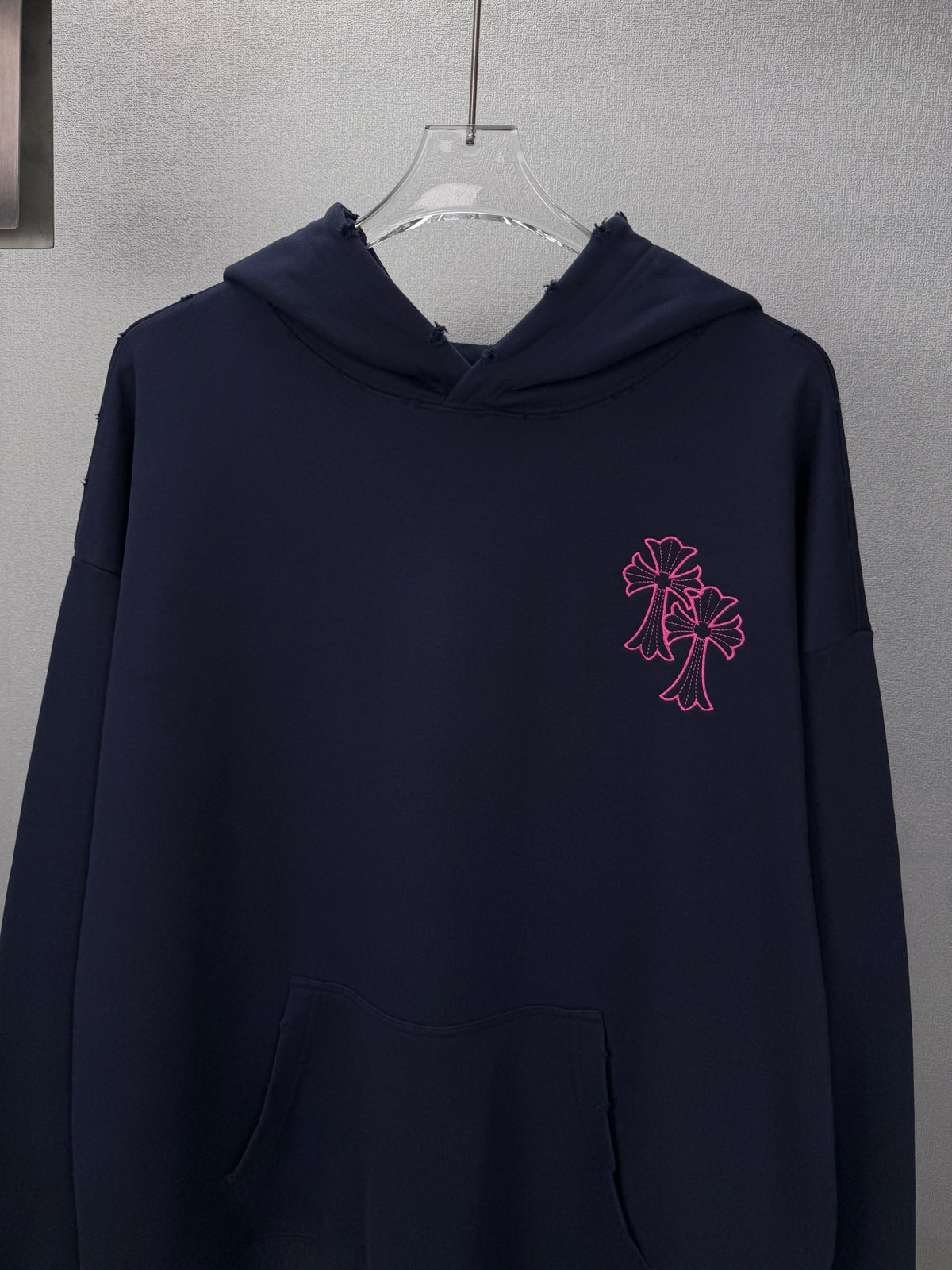 Sudadera Chrome Hearts 2026 nuevo bordado cruz logo Washed y desgastado para pareja con capucha CALIDAD ORIGINAL