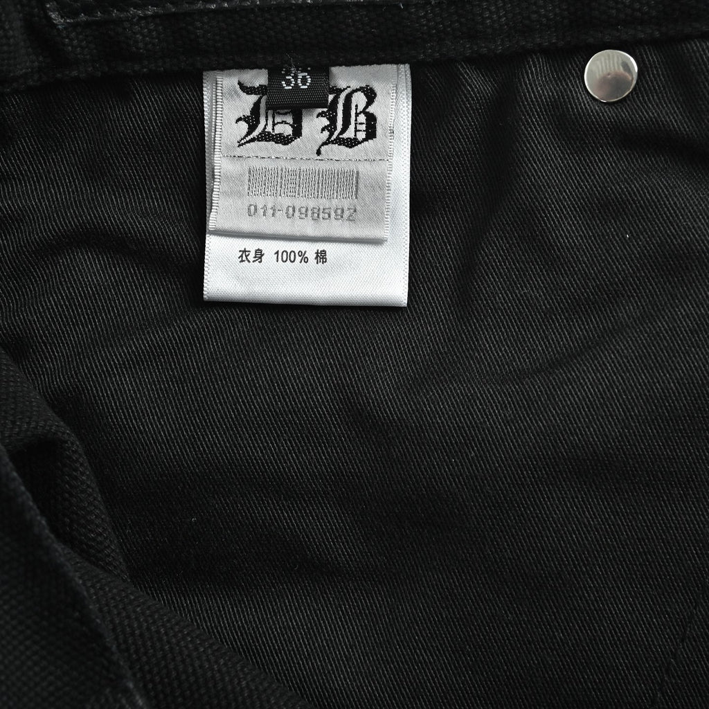 Pantalón Chrome Hearts cuero cruz con estampado de cargo jeans CALIDAD ORIGINAL