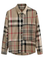 Camisa tipo Burberry
