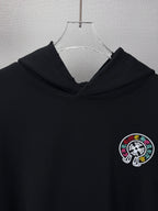 Sudadera Chrome Hearts 2026 nuevo bordado herradura colorido sánscrito logo Washed y desgastado para pareja con capucha - Estilo B CALIDAD ORIGINAL