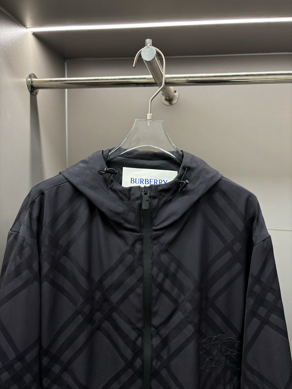 Chaqueta Burberry Jacquard Twill ecuestre bordado chaqueta CALIDAD ORIGINAL