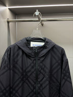 Chaqueta Burberry Jacquard Twill ecuestre bordado chaqueta CALIDAD ORIGINAL