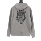 Chaqueta Chrome Hearts con capucha, vid y espada estampadas en la espalda CALIDAD ORIGINAL