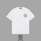 Polera Chrome Hearts 2026FW manga corta polera con estampado de logo, High-End 26s Double Yarn 300g Fabric - Estilo D CALIDAD ORIGINAL