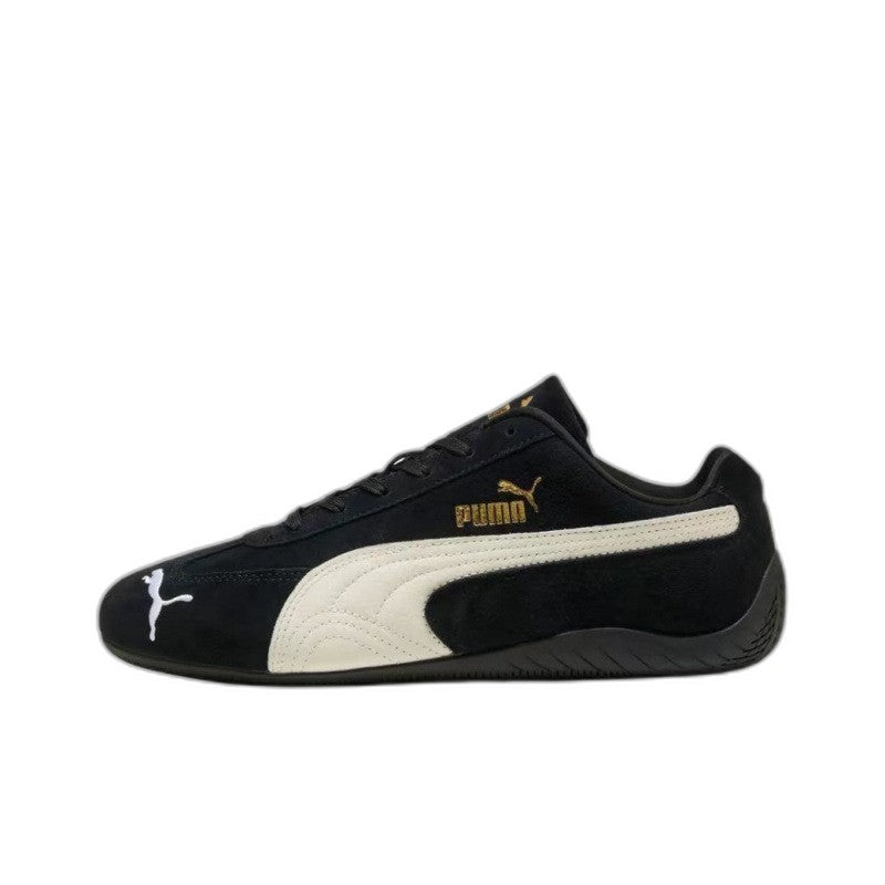 Puma Speedcat - Cuero Lychee Negro Blanco