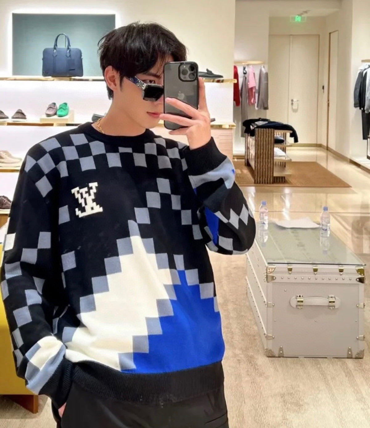 Chompa Louis Vuitton upper body effect - Estilo C CALIDAD ORIGINAL