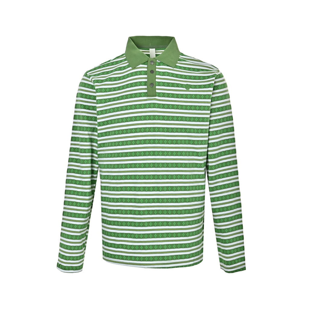 Polo Chrome Hearts Rayas Manga Larga - Estilo D CALIDAD ORIGINAL