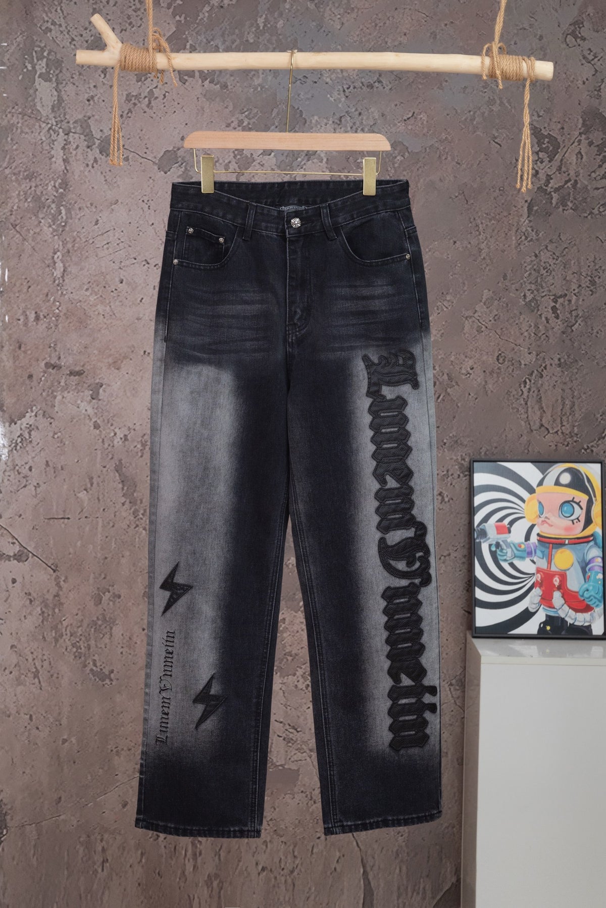Pantalón Chrome Hearts #498343 CALIDAD ORIGINAL